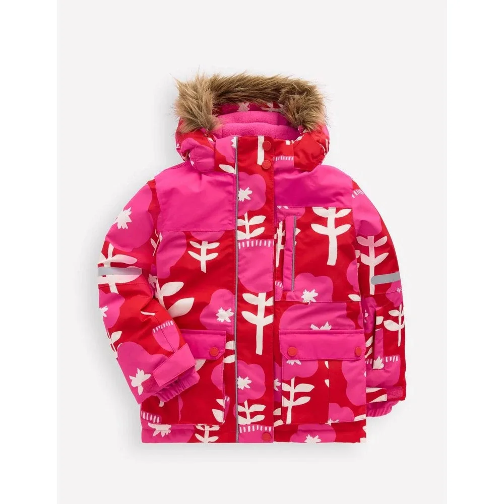 Mini Boden Girls All-Weather Waterproof Coat Giant Pink 11/12Y New With Tags‎